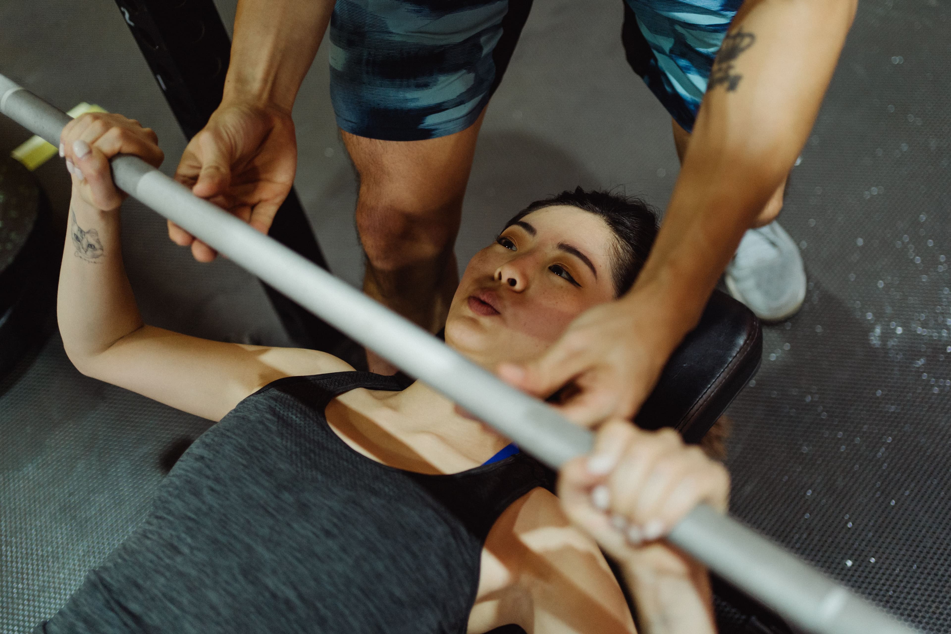 Client using a fitness coaching app